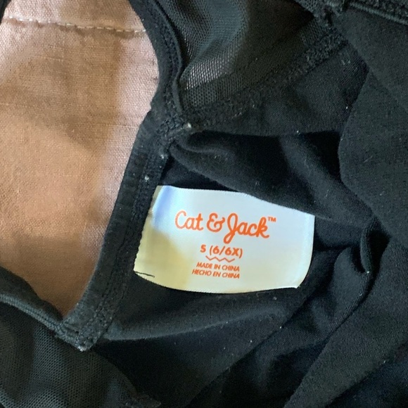 Cat & Jack | Target Black dance leotard size 6/6X - Picture 4 of 9